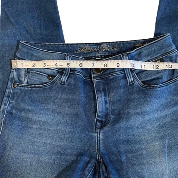Mari Gold Women's Adrianna Mid Rise Skinny Jeans Size 25 - Picture 9 of 12